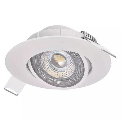 Oświetlenie punktowe LED Emos Simmi, białe, 5 W - Oprawa punktowa LED Emos Simmi, biała, 5 W, ciepła biel