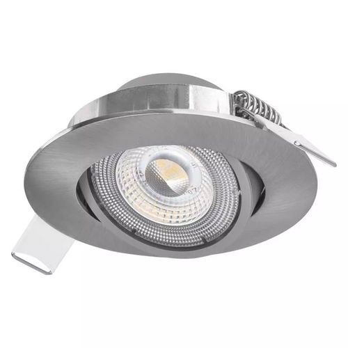 Oświetlenie punktowe Emos Simmi, srebrne, 5 W - Oprawa punktowa LED Emos Simmi, srebrna, 5 W, neutralna biel