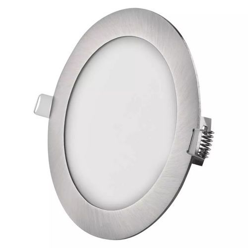 Oprawa wpuszczana LED Emos NEXXO, okrągła, 12,5 W, z regulacją CCT - Oprawa wpuszczana LED Emos NEXXO, okrągła, 12,5 W, z regulacją CCT, srebrna