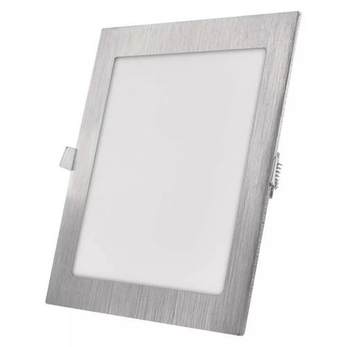Oprawa wpuszczana LED Emos NEXXO, kwadratowa, 18 W, z regulacją CCT - Oprawa wpuszczana LED Emos NEXXO, kwadratowa, 18 W, z regulacją CCT, srebrna
