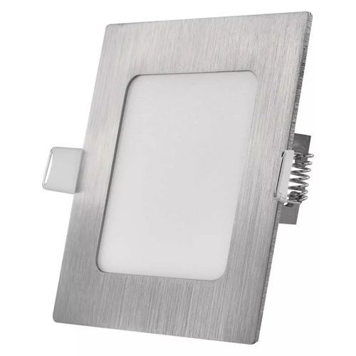 Oprawa wpuszczana LED Emos NEXXO, kwadratowa, 7 W, z regulacją CCT - Oprawa wpuszczana LED Emos NEXXO, kwadratowa, 7 W, z regulacją CCT, srebrna