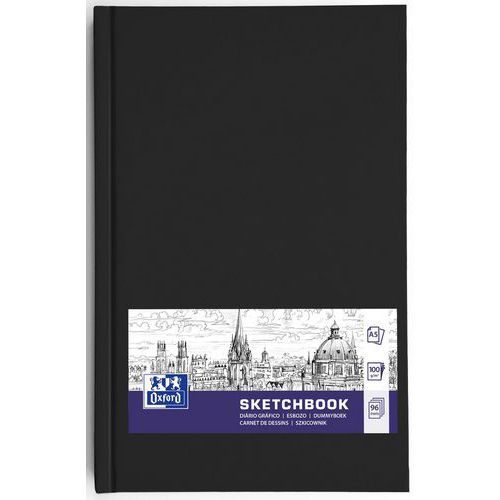 Segregatory Oxford Art Brochure 192 strony 100 g czarne - Folder Oxford Art Brochure 192 strony 100 g czarny, A4