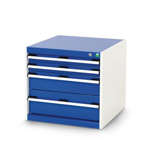 Szafa warsztatowa z szufladami Bott SL-66, wysokość 60 cm - Szafka warsztatowa z szufladami Bott SL-66, wysokość 60 cm, 4 szuflady