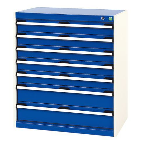 Szafa warsztatowa z szufladami Bott SL-85, wysokość 90 cm - Szafka warsztatowa z szufladami, Bott SL-85, wysokość 90 cm, 7 szuflad