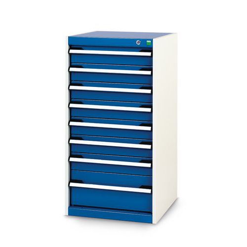 Szafka warsztatowa z szufladami Bott SL-55, wysokość 100 cm - Szafka warsztatowa z szufladami Bott SL-55, wysokość 100 cm, 8 szuflad