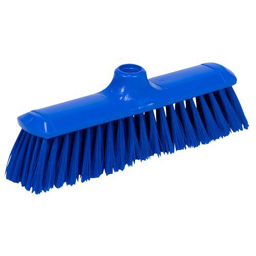 Plastikowe miotły Manutan Expert bez kija, 29 cm - Plastikowa miotła Manutan Expert bez kija, 29 cm, niebieska