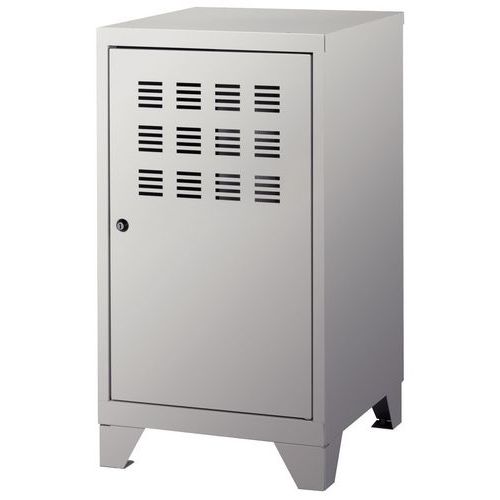Metalowe szafki do przechowywania, 74 x 40 x 40 cm - Metalowa szafka do przechowywania, 74 x 40 x 40 cm, srebrna