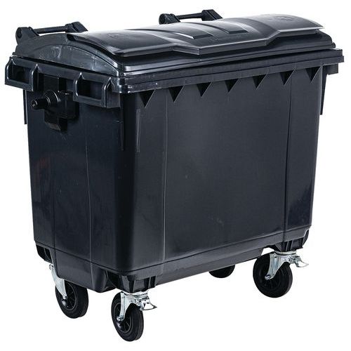 Plastikowe zewnętrzne pojemniki na odpady Manutan Expert, pojemność 660 l - Plastikowy zewnętrzny pojemnik na odpady Manutan Expert, pojemność 660 l, 