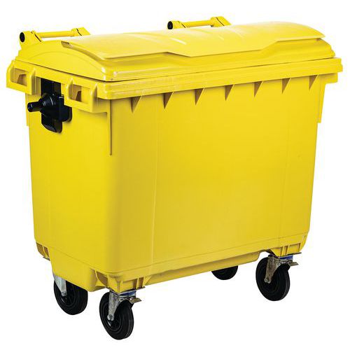 Plastikowe zewnętrzne pojemniki na odpady Manutan Expert, pojemność 660 l - Plastikowy zewnętrzny pojemnik na odpady Manutan Expert, pojemność 660 l, 