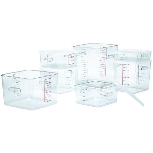 Kwadratowe pudełko do przechowywania 1,9 l_Rubbermaid - Kwadratowe pudełko do przechowywania 1,9 l przezroczyste
