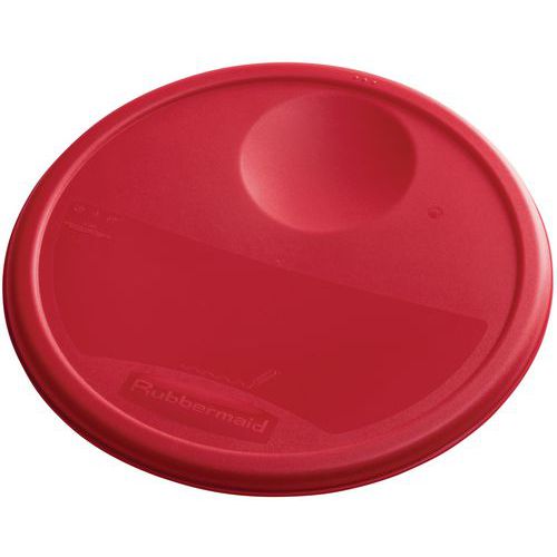 Okrągła pokrywa do pudełka 11,4 l na surowe mięso_Rubbermaid - Okrągła pokrywa do pojemnika 11,4 l na surowe mięso czerwona