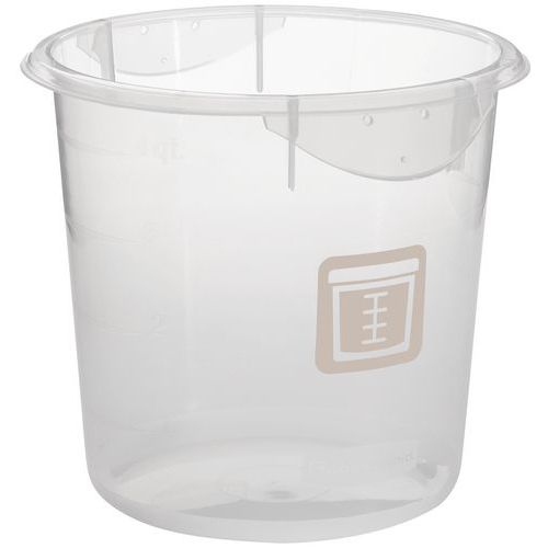 Okrągły pojemnik 3,8 l na warzywa_Rubbermaid - Okrągły pojemnik 3,8 l na warzywa przezroczysty, brązowy