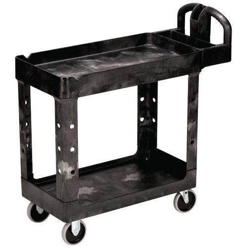 Mały wózek użytkowy z krawędziami_Rubbermaid - Mały wózek użytkowy z krawędziami czarny