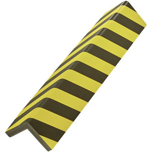 Profile ochronne Mottez, czarno-żółte - Profil ochronny Mottez, długość 80 cm, czarno/żółty