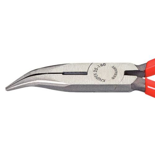 Szczypce półokrągłe Knipex, zakrzywione - Szczypce półokrągłe Knipex, zakrzywione, 160 mm
