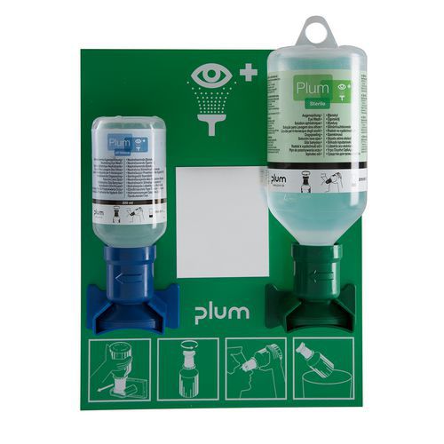 Stacja do płukania oczu PH NEUTRAL 200ml + EYE WASH 500ml Manutan.pl