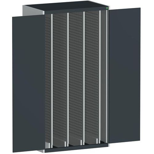 Szafy warsztatowe Bott Cubio z wysuwanymi panelami perforowanymi - Szafka warsztatowa Bott Cubio z wysuwanymi panelami perforowanymi, 200 x 105 x 65 c