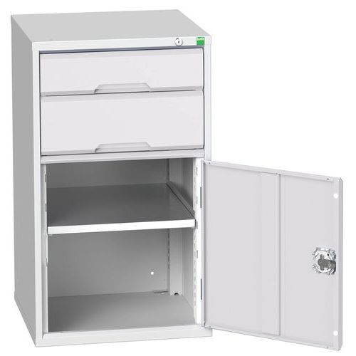 Szafki warsztatowe z szufladami Bott Verso, wys. 90 cm, 2 szuflady, 1 szafka - Warsztatowa szafka z szufladami Bott Verso, 90 x 52,5 x 55 cm, 2 szufla