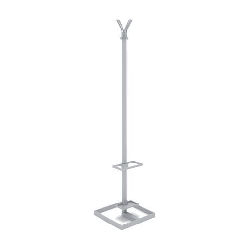 Wieszaki stojące Alva Collection z uchwytem na parasol - Wieszak stojący Alva Collection z uchwytem na parasol, szary
