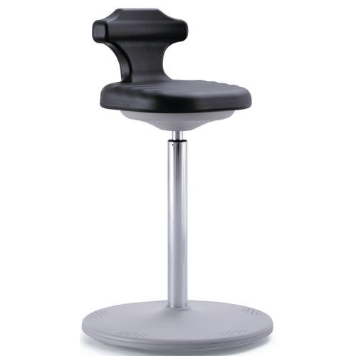 Stołek laboratoryjny Bimos Labster 9106, czarny