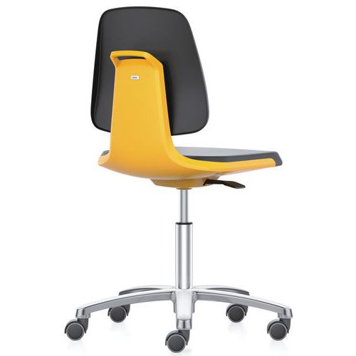 Krzesło robocze Bimos Labsit 9123, oparcie z funkcją Flex 3D - Krzesło robocze Bimos Labsit 9123, oparcie z funkcją Flex 3D, poliuretan, krzyż alumini