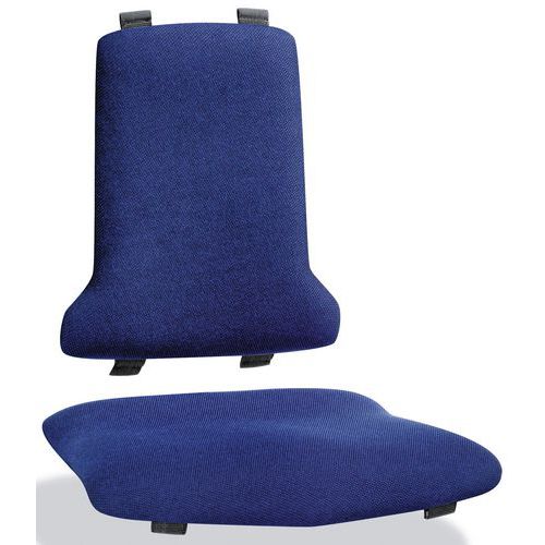 Wymienna wyściółka do krzeseł Bimos Neon, tkanina Supertec - Wymienna wyściółka do krzeseł Bimos Neon, pokrycie Supertec, kolor niebieski