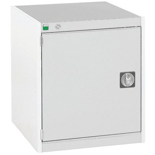 Szafy warsztatowe Cubio SMF Bott, 1 półka, wys. 60 cm - Szafki warsztatowe Cubio SMF Bott, 60 x 52,5 x 52,5 cm, 1 półka, szaro-szary