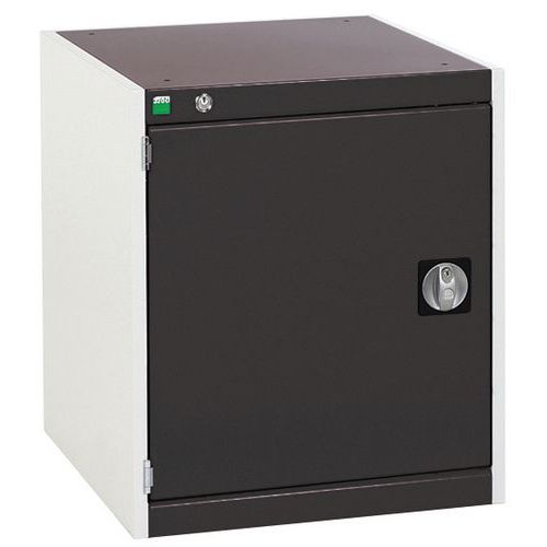 Szafy warsztatowe Cubio SMF Bott, 1 półka, wys. 60 cm - Szafki warsztatowe Cubio SMF Bott, 60 x 52,5 x 52,5 cm, 1 półka, szaro-antracyt