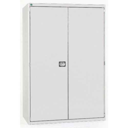 Szafy warsztatowe Bott Cubio 160, drzwi perforowane, wysokość 200 cm - Szafka warsztatowa Bott Cubio 160, 200 x 130 x 52,5 cm, drzwi perforowane, szar