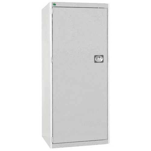 Szafy warsztatowe Bott Cubio, drzwi perforowane, wysokość 160 cm - Szafka warsztatowa Bott Cubio, 160 x 65 x 65 cm, drzwi perforowane, szaro-szary