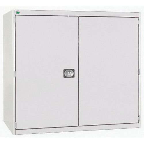 Szafy warsztatowe Bott Cubio 160, drzwi perforowane, wysokość 120 cm - Szafka warsztatowa Bott Cubio 160, 120 x 130 x 52,5 cm, drzwi perforowane, szar