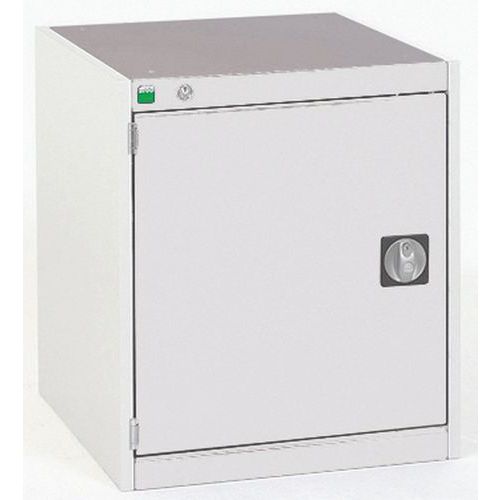 Szafy warsztatowe Bott Cubio, drzwi perforowane, wysokość 70 cm - Szafka warsztatowa Bott Cubio, 70 x 52,5 x 52,5 cm, drzwi perforowane, szaro-szary