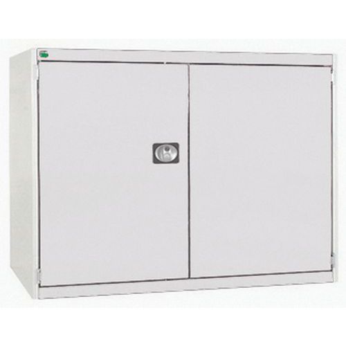 Szafy warsztatowe Bott Cubio 160, drzwi perforowane, wysokość 100 cm - Szafka warsztatowa Bott Cubio 160, 100 x 130 x 65 cm, drzwi perforowane, szaro-
