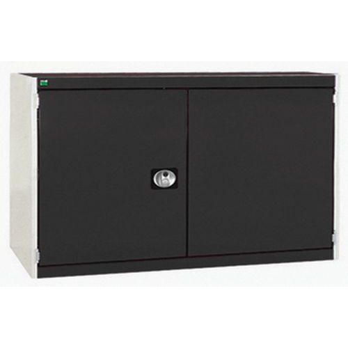 Szafy warsztatowe Bott Cubio 160, drzwi perforowane, wysokość 80 cm - Szafka warsztatowa Bott Cubio 160, 80 x 130 x 65 cm, drzwi perforowane, szaro-an