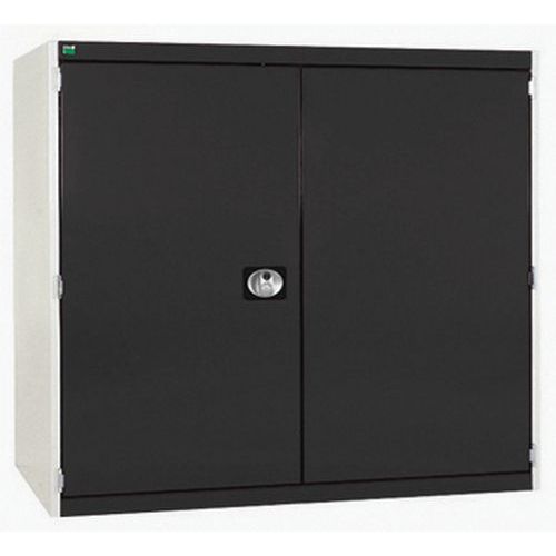 Szafy warsztatowe Bott Cubio 160, drzwi perforowane, wysokość 120 cm - Szafka warsztatowa Bott Cubio 160, 120 x 130 x 65 cm, drzwi perforowane, szaro-