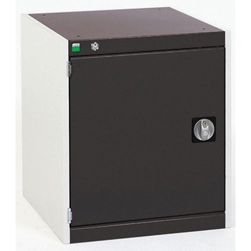 Szafy warsztatowe Bott Cubio, drzwi perforowane, wysokość 70 cm - Szafka warsztatowa Bott Cubio, 70 x 52,5 x 52,5 cm, drzwi perforowane, szaro-antracy