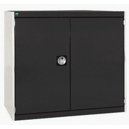 Szafy warsztatowe Bott Cubio, drzwi perforowane, wysokość 90 cm - Szafka warsztatowa Bott Cubio, 90 x 105 x 65 cm, drzwi perforowane, szaro-antracyt