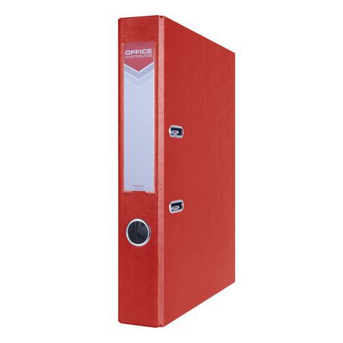 Segregator OFFICE PRODUCTS Officer, A4/55mm - Segregator OFFICE PRODUCTS Officer, A4/55mm, czerwony