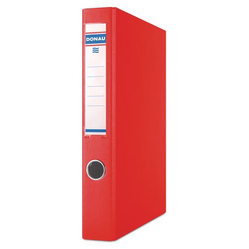 Segregator ringowy DONAU, A4/2RD/30mm - Segregator ringowy DONAU, A4/2RD/30mm, czerwony