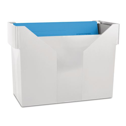 Mini archiwum DONAU z 5 teczkami, plastikowe - Mini archiwum DONAU z 5 teczkami, plastikowe, szare
