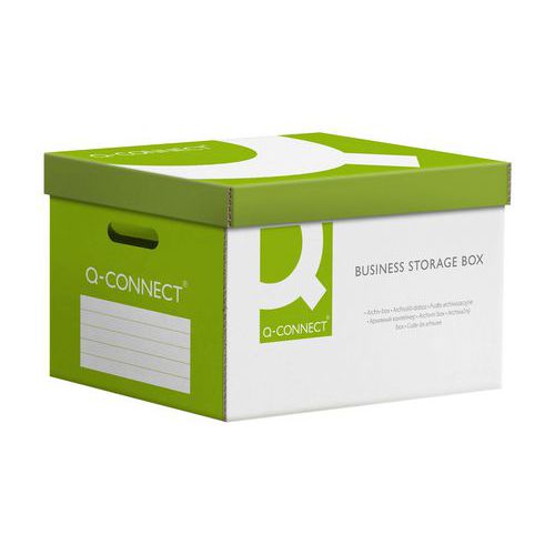 Pudło archiwizacyjne wzmocnione Q-CONNECT Power, karton, zbiorcze, zielone - Pudło archiwizacyjne wzmocnione Q-CONNECT Power, karton, zbiorcze, zielon