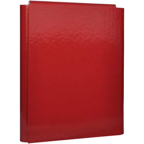 Teczka z rzepem OFFICE PRODUCTS, A4/4cm, 3-skrz. - Teczka z rzepem OFFICE PRODUCTS, A4/4cm, 3-skrz., bordowa