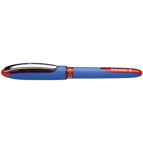 Pióro kulkowe SCHNEIDER One Hybrid C, 0,5 mm - Pióro kulkowe SCHNEIDER One Hybrid C, 0,5 mm, czerwony, sprzedaż po 10 szt.