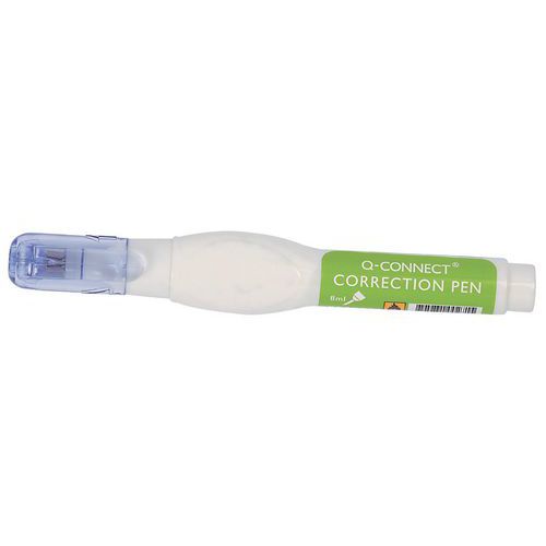 Korektor w piórze Q-CONNECT, metalowa końcówka, 8ml Korektor w piórze Q-CONNECT, metalowa końcówka, 8ml