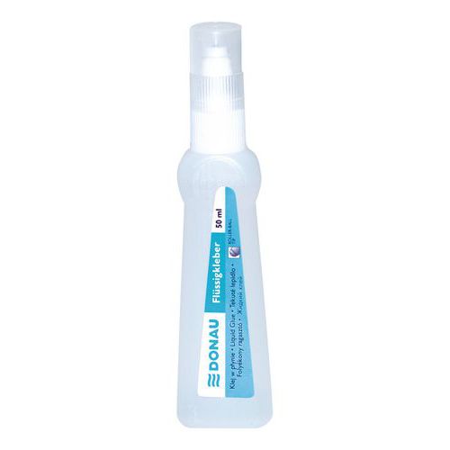 Klej w płynie DONAU Roller, z metalową końcówką, 50ml Klej w płynie DONAU Roller, z metalową końcówką, 50ml