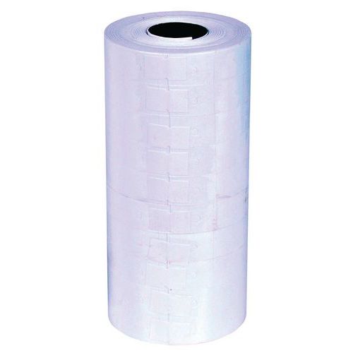 Etykiety do metkownic Q-CONNECT, 21x12mm, jednorzędowe, białe - Etykiety do metkownic Q-CONNECT, 21x12mm, jednorzędowe, białe, sprzedaż po 10 szt.