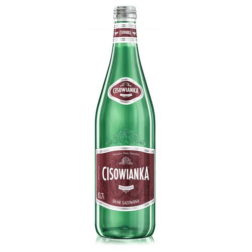 Woda CISOWIANKA, silnie gazowana, butelka szklana, 0,7l - Woda CISOWIANKA, silnie gazowana, butelka szklana, 0,7l, sprzedaż po 720 szt.