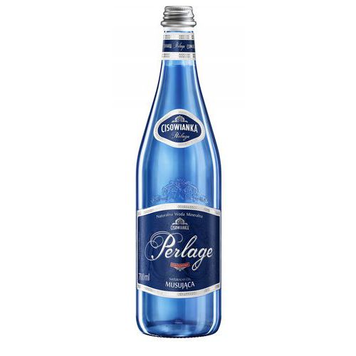 Woda CISOWIANKA Perlage, musująca, butelka szklana, 0,7l - Woda CISOWIANKA Perlage, musująca, butelka szklana, 0,7l, sprzedaż po 720 szt.