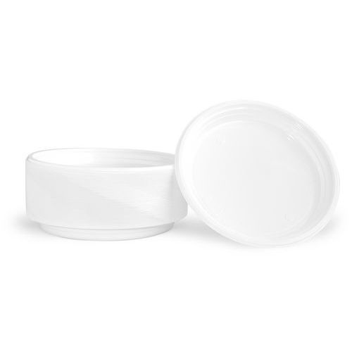 Talerz plastikowy OFFICE PRODUCTS, śr. 22cm, 100 szt., biały Talerz plastikowy OFFICE PRODUCTS, śr. 22cm, 100 szt., biały