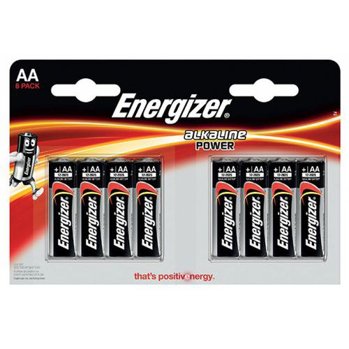 Bateria ENERGIZER Alkaline Power, AA, LR6, 1,5V, 8szt. Bateria ENERGIZER Alkaline Power, AA, LR6, 1,5V, 8szt.